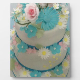 Birthday cake 1 plaque