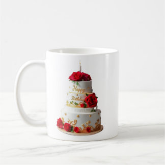 Birthday Cake Art designs T-shirts Coffee Mug