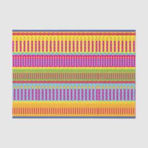 Birthday Cake Cute Colourful 1st Party Theme Tissue Paper