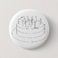 Birthday Cake - Drafted Architectural Style