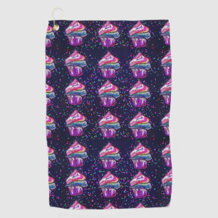 Birthday Cake Golf Towel