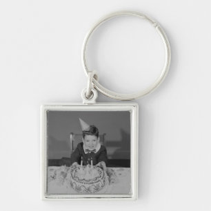 Birthday Cake Keychain