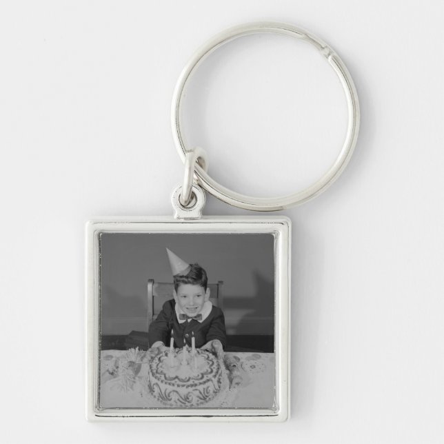 Birthday Cake Keychain (Front)