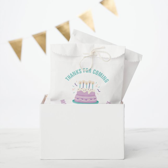 Birthday Cake Kids Birthday Party Favour Bag (Party)