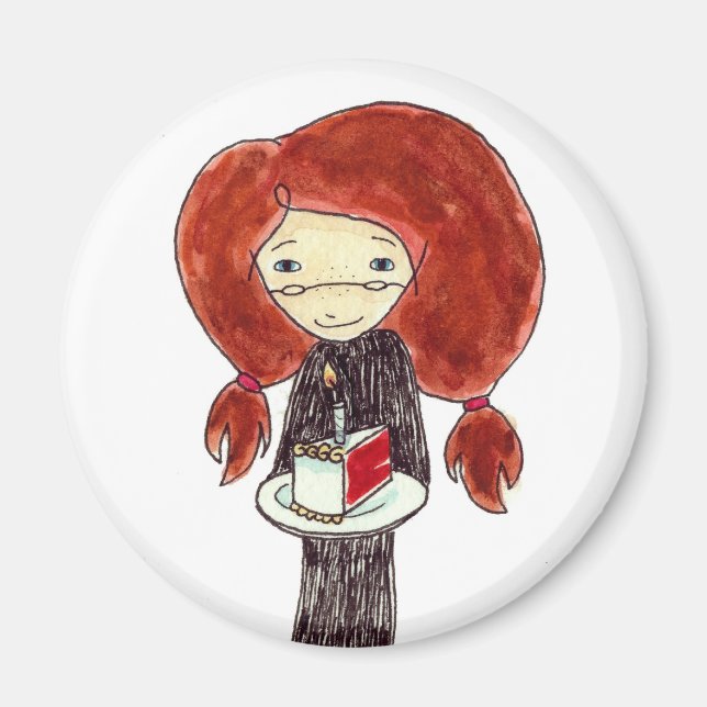 Birthday Cake Magnet (Front)