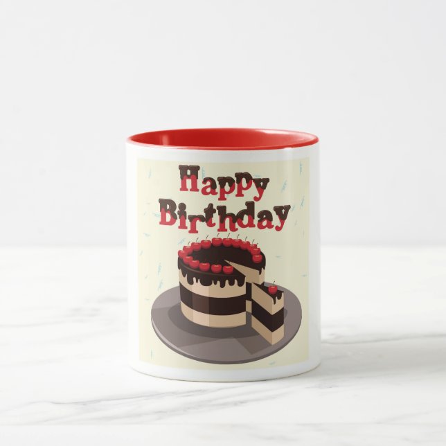 Birthday Cake Mug (Center)