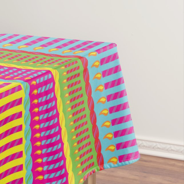 Birthday Cake Party Tablecloth (In Situ)