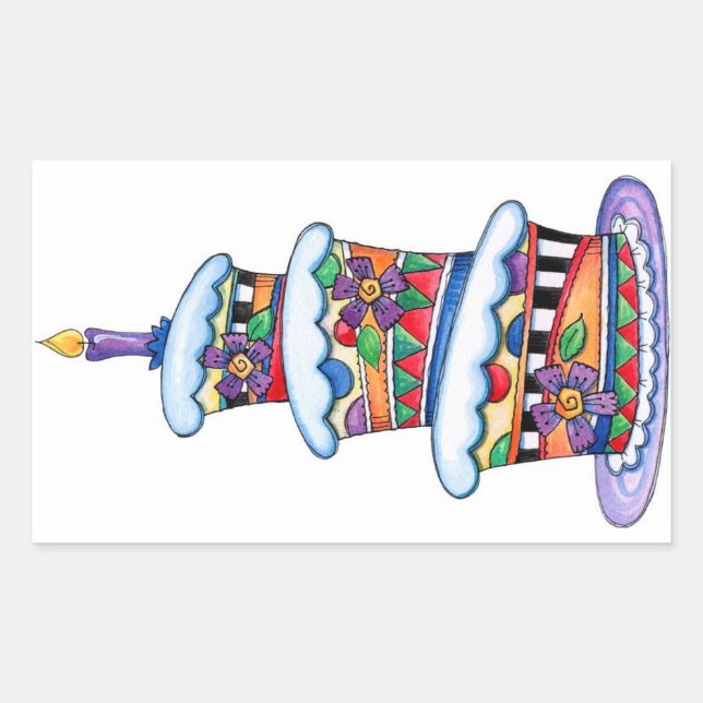 Birthday Cake Sticker (Front)