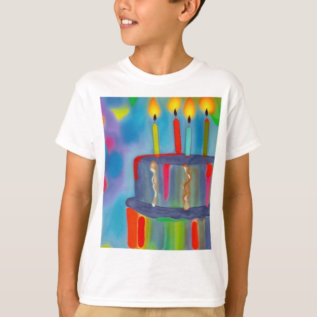 Birthday Cake T-Shirt (Front)