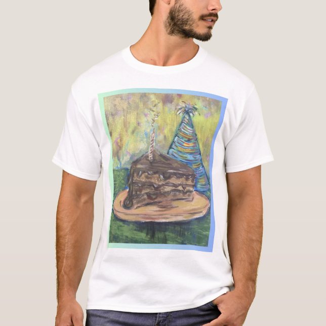 Birthday Cake T-Shirt (Front)