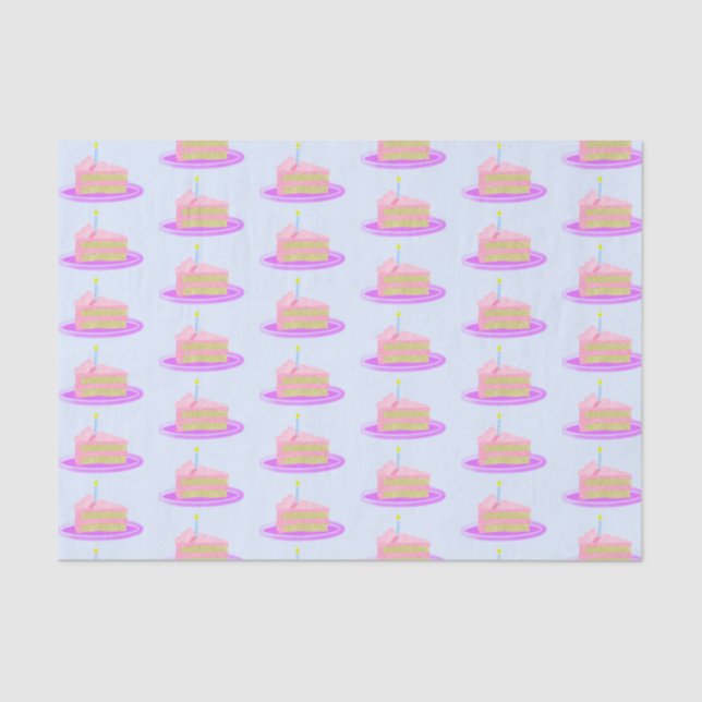 Birthday Cake Tissue Paper (Front)