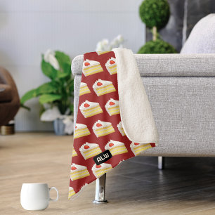 Birthday Cake - Tres Leches Butter Sponge custom Sherpa Blanket