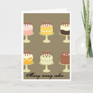 Birthday Cakes Card