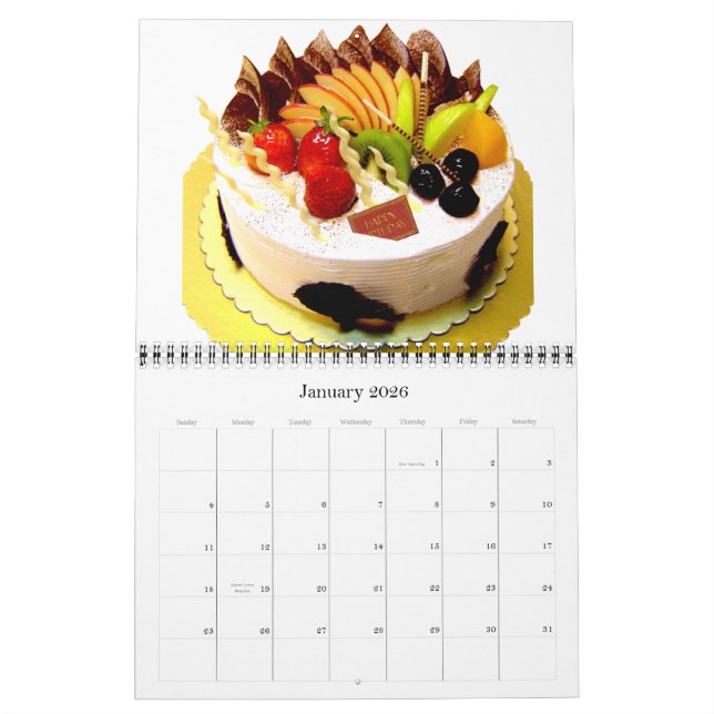 Birthday Calender Calendar (Jan 2026)