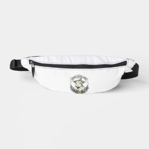 Birthday Calf Illustration Vintage Engraving Flora Fanny Pack