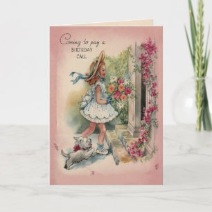 Birthday Call Greetings Card