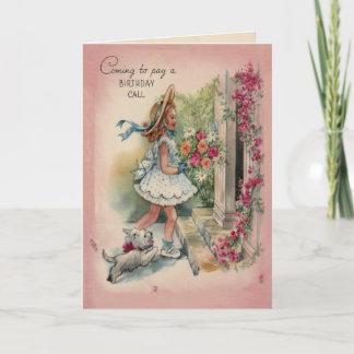Birthday Call Greetings Card