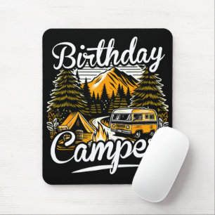Birthday Camper Camping Camper Lover Mouse Pad