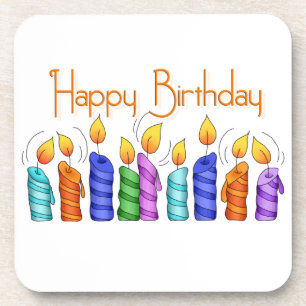 Birthday Candles Coaster Set