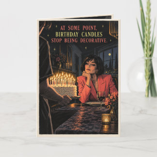 Birthday Candles Ventilation Problem Funny Card