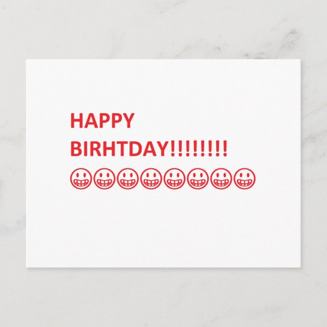 Birthday Card (Front)