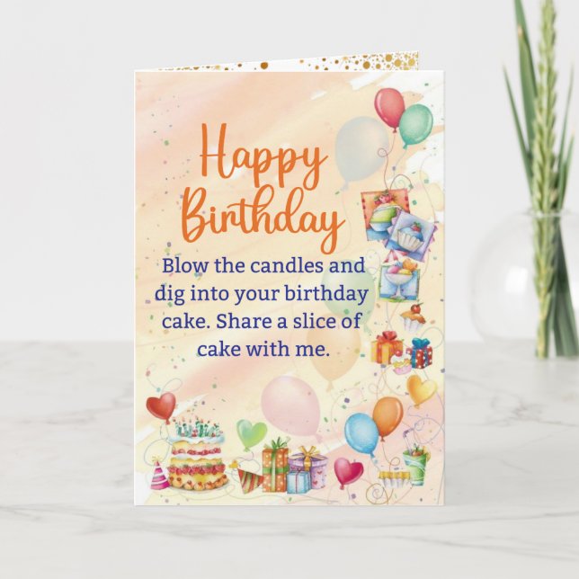 BIRTHDAY CARD  (Front)