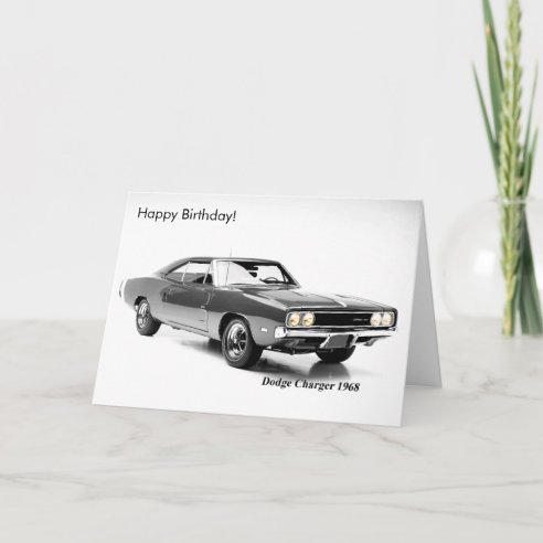 Classic Car Birthday Cards | Zazzle CA