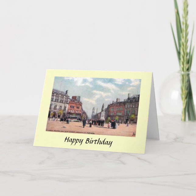 Birthday Card - Barrow-in-Furness, Cumbria (Front)