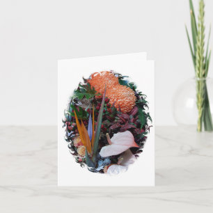 Birthday Card - Bird of Paradise Floral