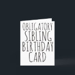 Birthday Card Brother, Birthday Card Sister, Funny<br><div class="desc">Birthday Card Brother,  Birthday Card Sister,  Funny Cards,  Funny Birthday Card,  Birthday Gift,  Birthday Gifts,  Birthday Cards,  Funny Card</div>