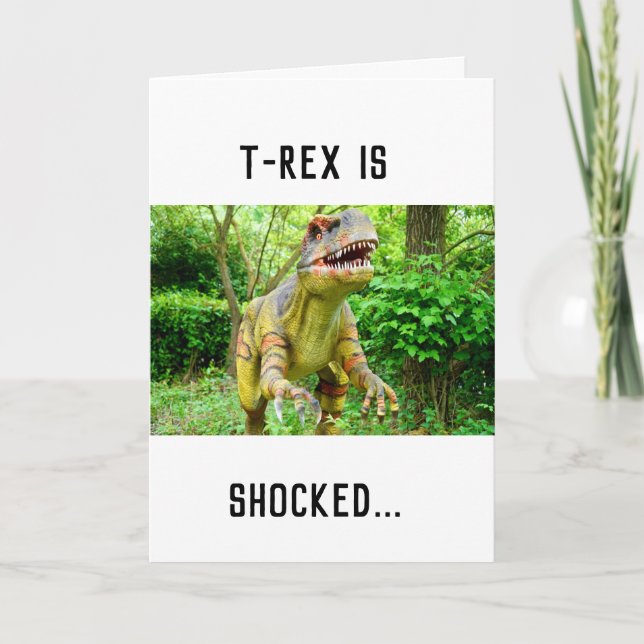 Birthday Card Dinosaur (Front)