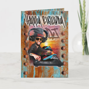Birthday card DJ