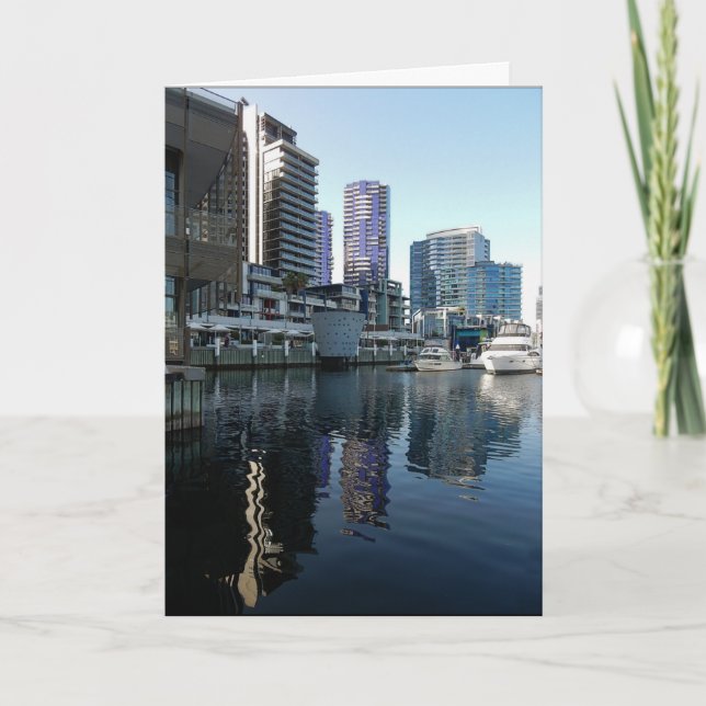 Birthday Card - Docklands Melbourne Australia (Front)