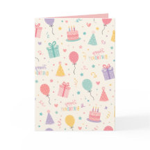 birthday card, folding card, happy birthday, birth