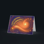 Birthday card for a wife<br><div class="desc">Swirling lights shine out from this original art birthday card. See all ages and relationships in my store: http://www.zazzle.com/eggznbeenz</div>