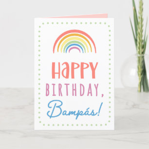Birthday Card for Bampás