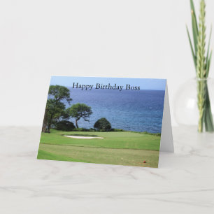 Birthday Card For Boss