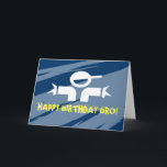 Birthday card for brothers - Happy Birthday Bro<br><div class="desc">Birthday card for brothers - Happy Birthday Bro.</div>
