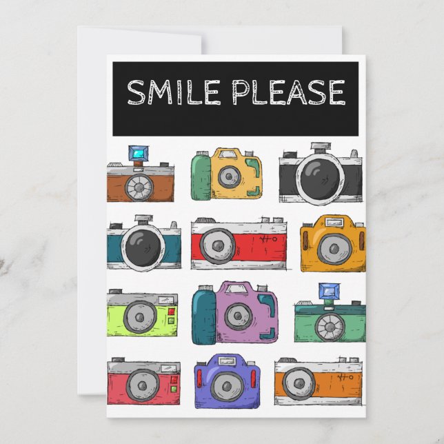 Birthday Card for camera enthusiast, photographer (Front)