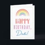 Birthday Card for Dadi<br><div class="desc">You call your grandmother Dadi, not Grandma. (Dadi means grandmother in Urdu.) Imagine how excited Dadi will be to receive a birthday card addressed especially to her! Your dadi also will love this card's cute, watercolor-inspired boho rainbow design that says "Happy birthday Dadi!" Make this card customizable! Click "Edit Design",...</div>