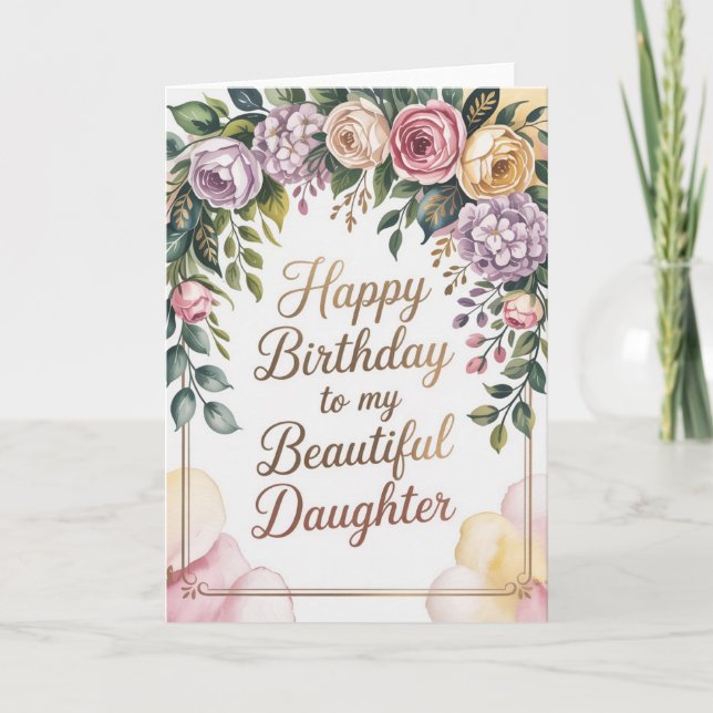Birthday Card for Daughter (Front)