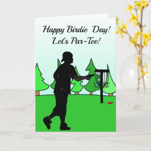 Birthday Card for Disc Golfer