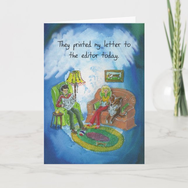 Birthday Card for Dog Lover - Shetland Sheepdog (Front)