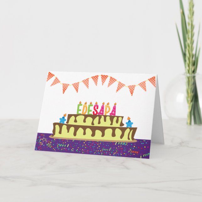 Birthday Card for Edesapa (Front)