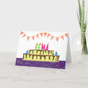 Birthday Card for Eema
