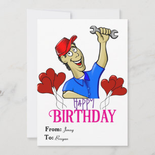 Birthday card for Engineer