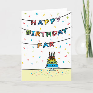 Birthday Card for Far
