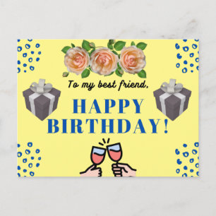 Birthday card for friend