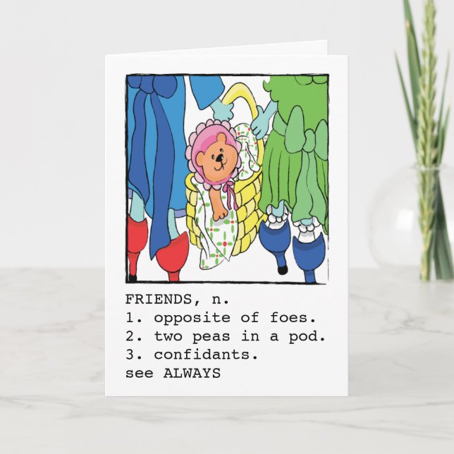 Birthday Card for Friend Greeting (Front)