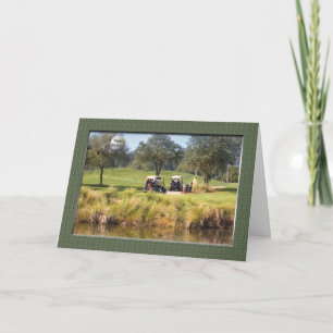 Birthday Card for Golfer
